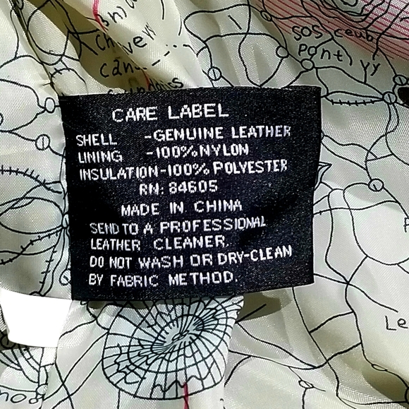 Rare Tilted Kilt Pub White Marsh Burks Bay Mens Leather Bomber Jacket Brown XL - Picture 12 of 12